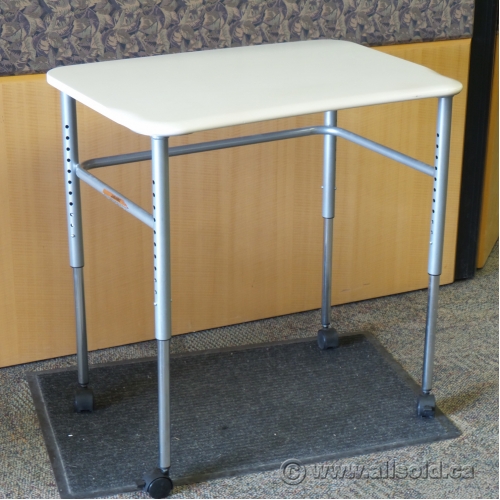 Herman Miller Resolve Adjustable Height Rolling Side Table Allsold.ca